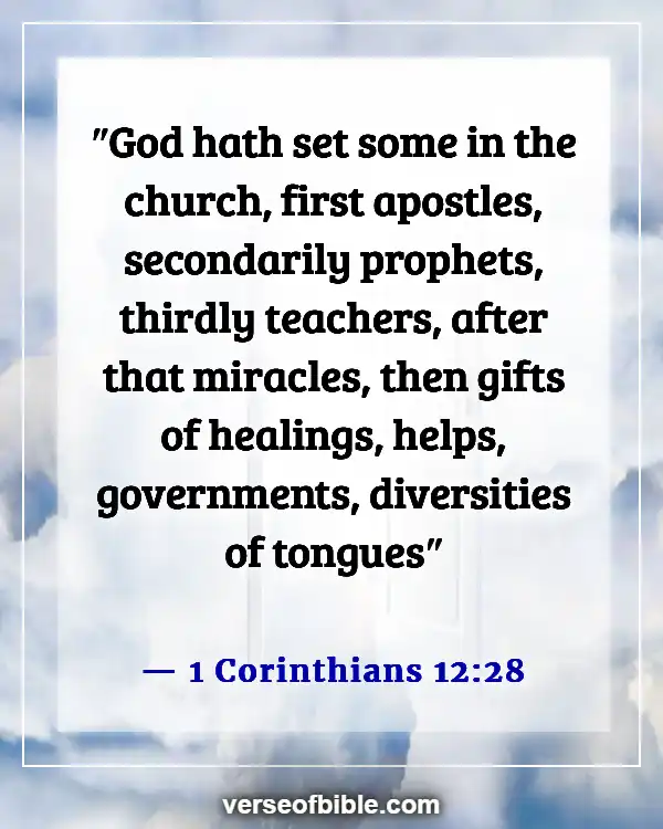 Bible Verses about the Gifts of the Holy Spirit (1 Corinthians 12:28)