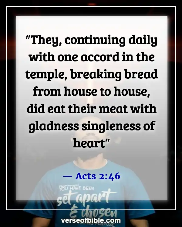 Bible Verses About Families Worshipping Together (Acts 2:46)