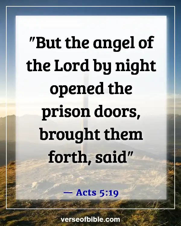 Bible Verses About Angels Rejoice In Heaven (Acts 5:19)