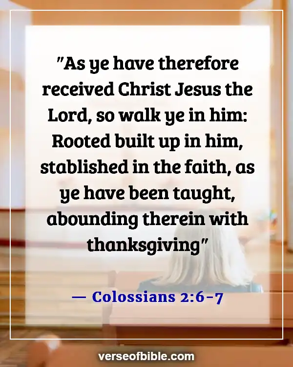 Bible Verses About Living Life To The Fullest (Colossians 2:6-7)