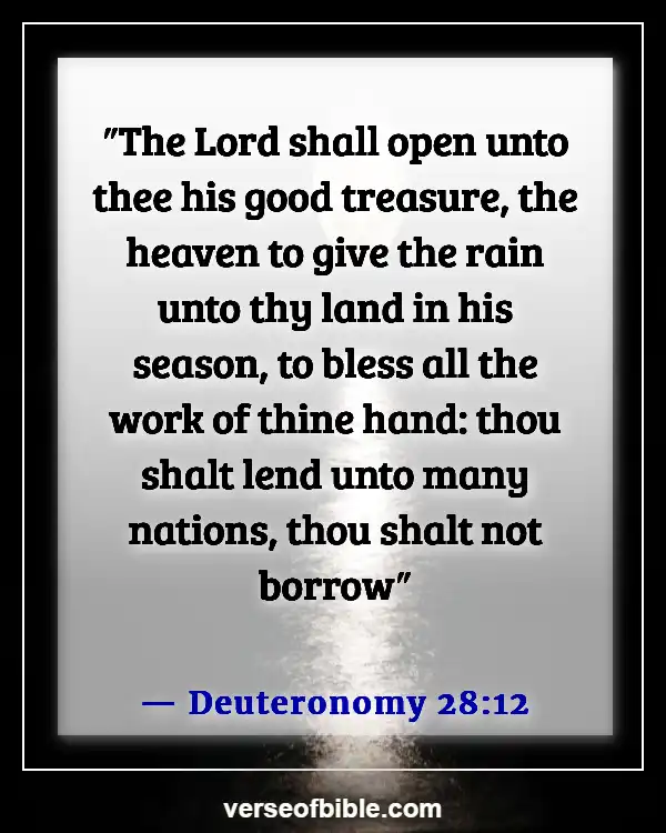 Bible Verses About Business Blessings (Deuteronomy 28:12)