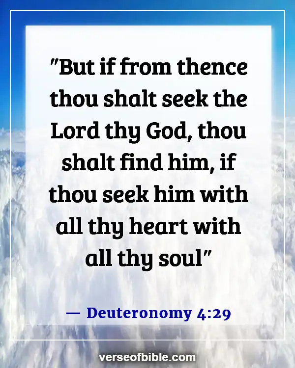 Scriptures On Knowing God Intimately (Deuteronomy 4:29)