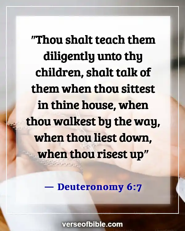 Bible Verses About Youth Serving God (Deuteronomy 6:7)