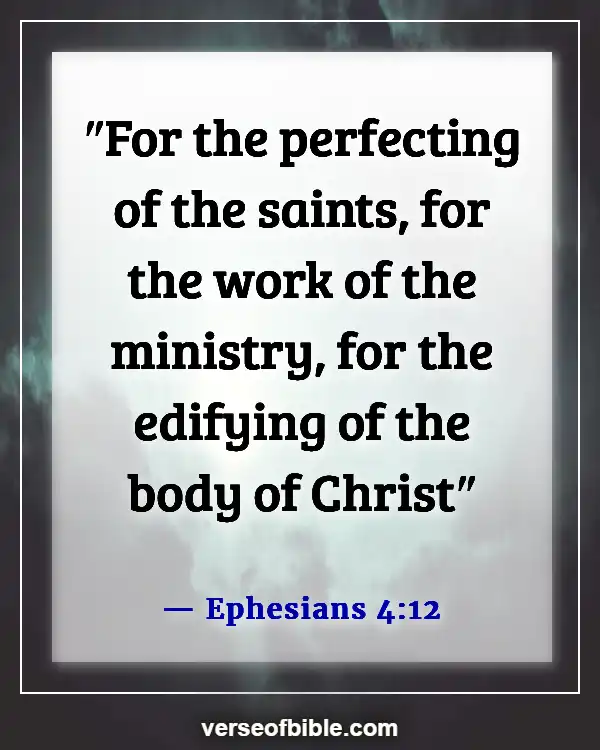 Bible Verses about the Gifts of the Holy Spirit (Ephesians 4:12)