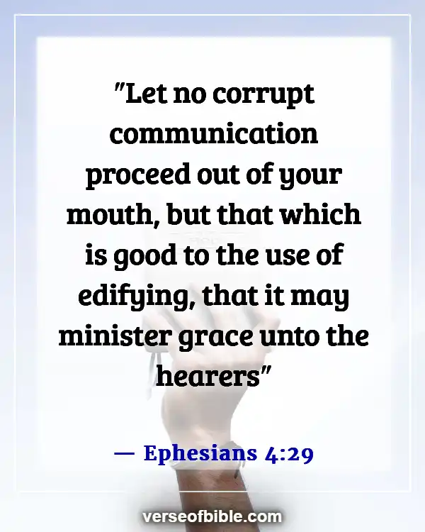 Bible Verses On Gossip Slander And Judging (Ephesians 4:29)