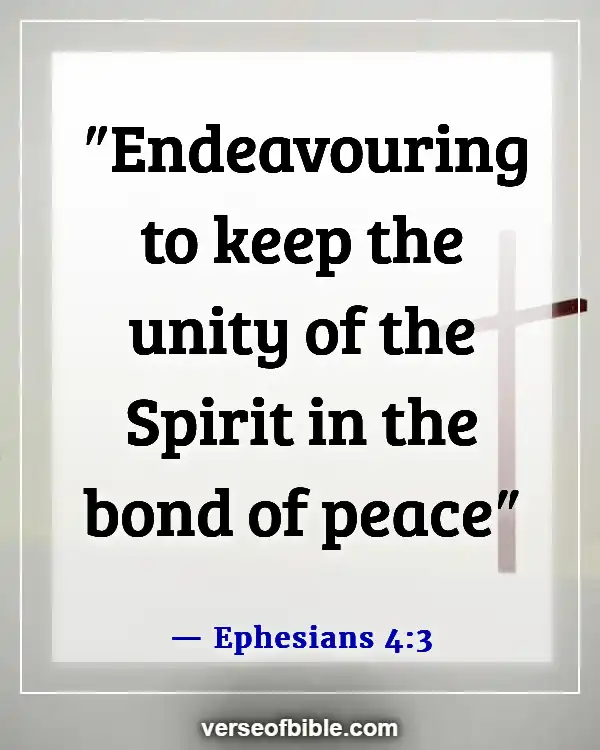 Bible Verses About Blessed Are The Peacemakers (Ephesians 4:3)