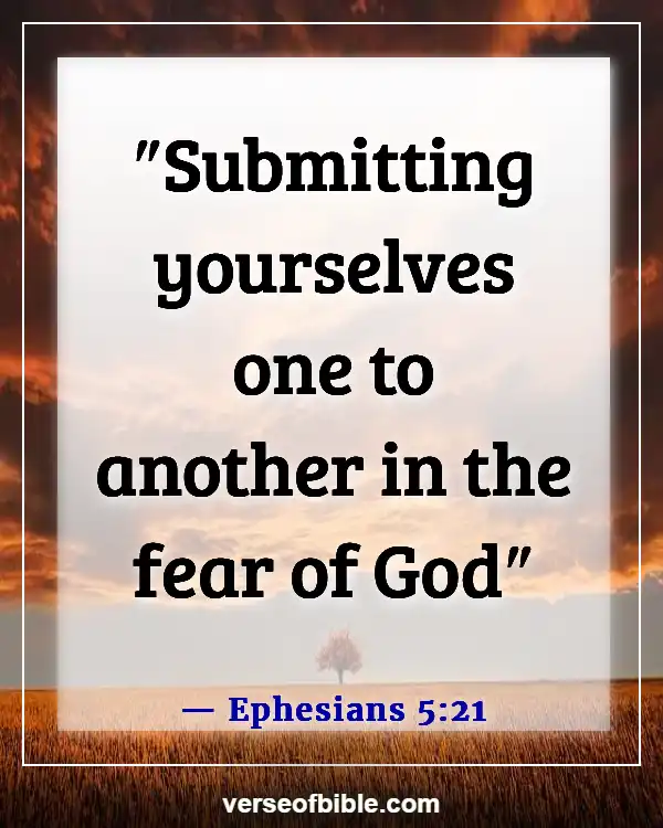 Best Bible Verses For Family Prayer Meeting And Devotion (Ephesians 5:21)