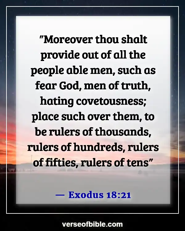 Pastor Appreciation Bible Verses To Honor Pastors (Exodus 18:21)