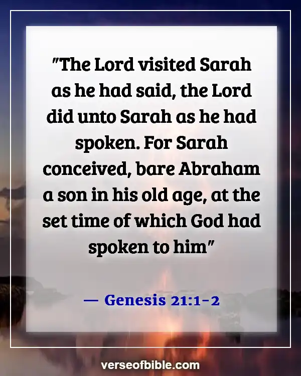 Bible Verses About Concern For The Family And Future Generation (Genesis 21:1-2)