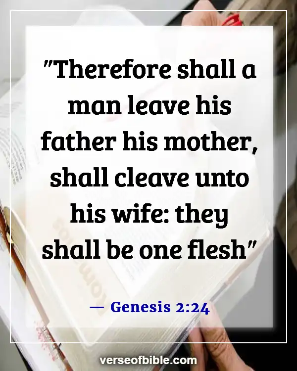 Bible Verses About Man And Woman Sleeping Together (Genesis 2:24)