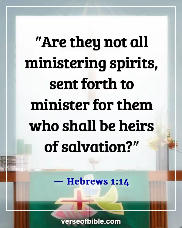 Bible Verses About Angels Rejoice In Heaven (Hebrews 1:14)