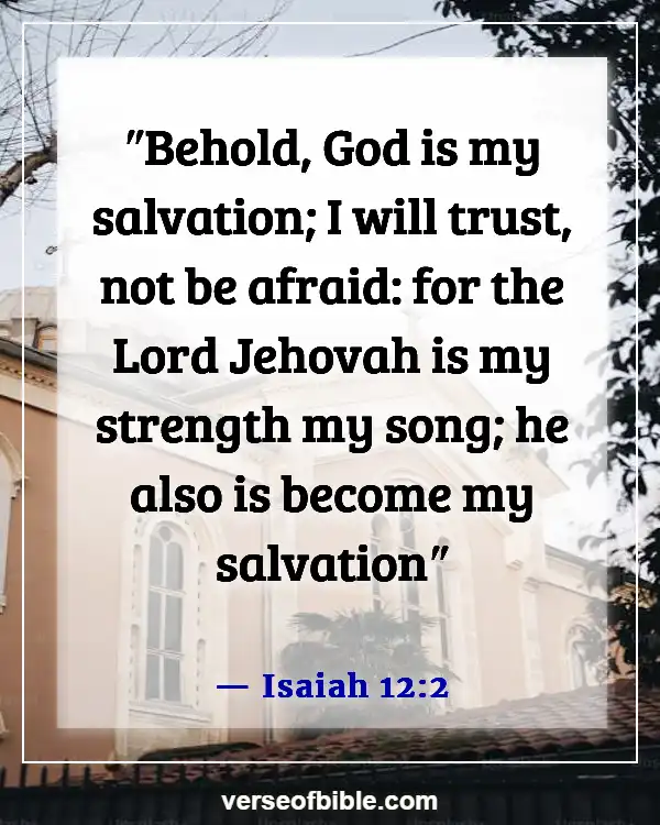 Bible Verses About Trials In Life  (Isaiah 12:2)