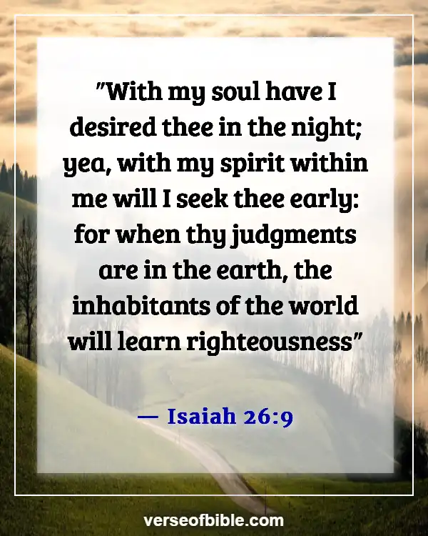 Bible Verses About  Body Soul And Spirit (Isaiah 26:9)