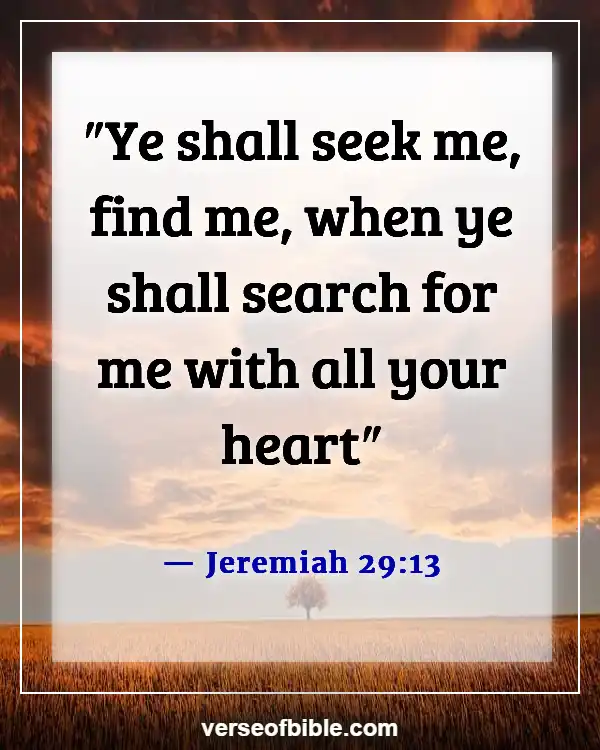 Scriptures On Knowing God Intimately (Jeremiah 29:13)