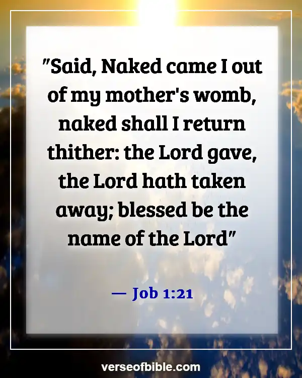 Bible Verses About  Why Does God Allow Bad Things To Happen (Job 1:21)