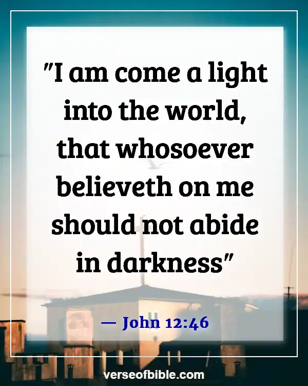 Bible Verses About Jesus Being The Light (John 12:46)