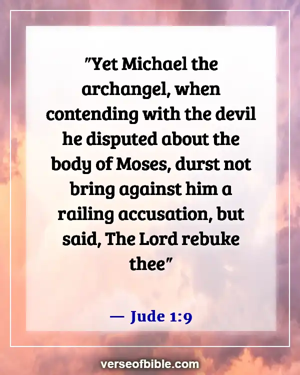 Bible Verses About Angels Rejoice In Heaven (Jude 1:9)