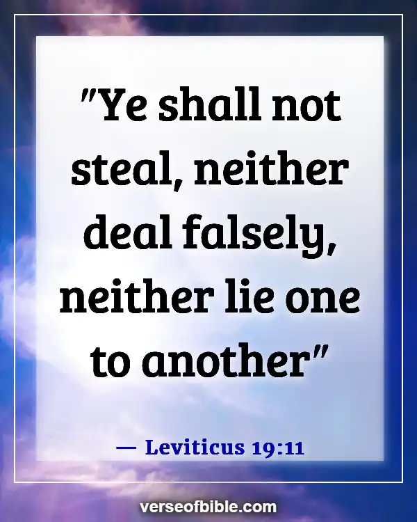 Bible Verses About Bearing False Witness (Leviticus 19:11)