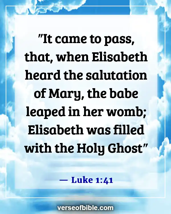 Bible Verses About Life Beginning At Conception (Luke 1:41)