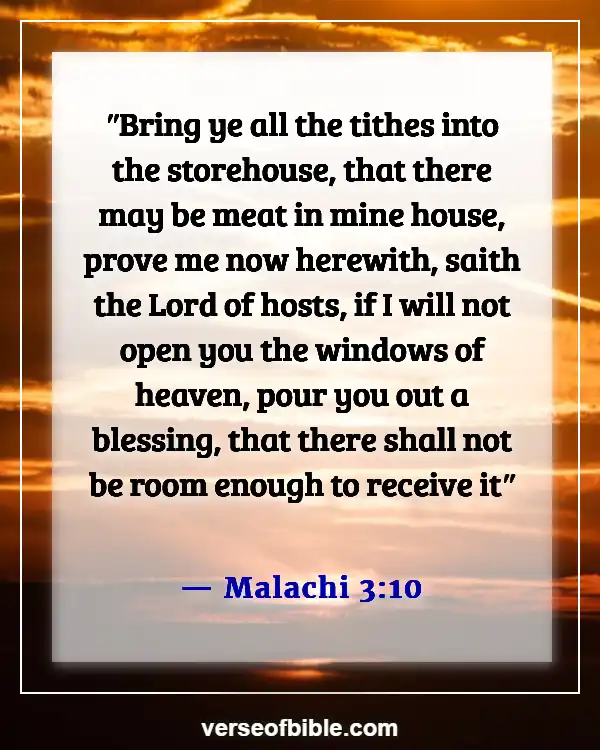 Bible Verses About Business Blessings (Malachi 3:10)