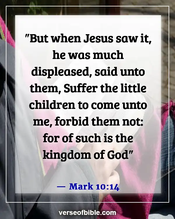 Bible Verses About Youth Serving God (Mark 10:14)