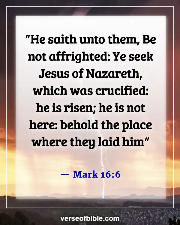 Bible Verses On Christ’s Victory Over Death (Mark 16:6)