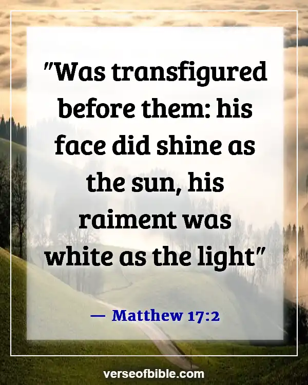 Bible Verses About Jesus Being The Light (Matthew 17:2)