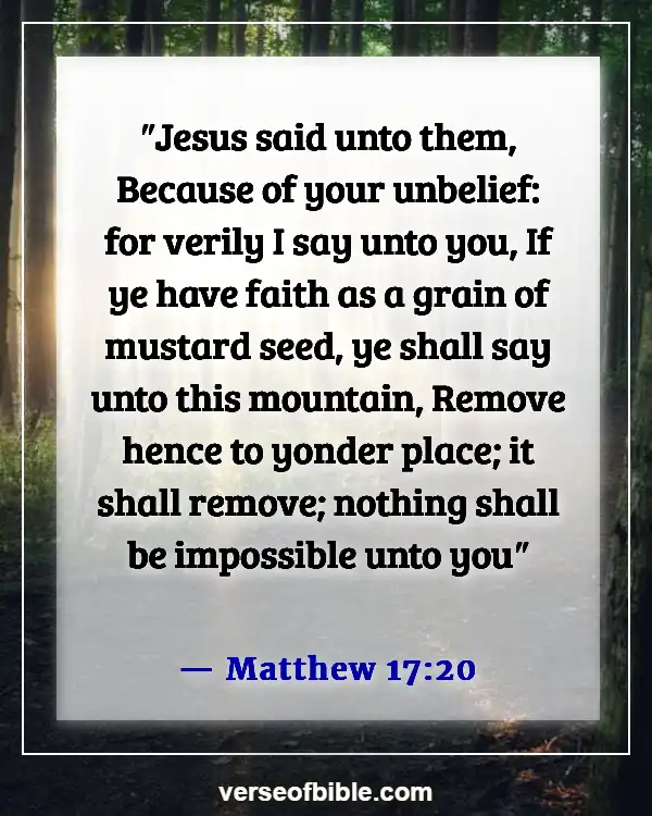 Bible Verses About Asking And Receiving (Matthew 17:20)
