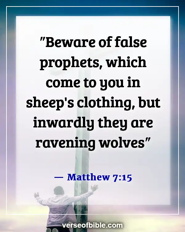 Bible Verses About Deception In The Last Days (Matthew 7:15)