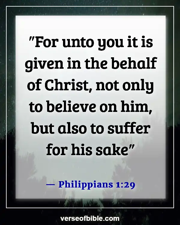 Bible Verse About Rejoicing In Trials And Temptations  (Philippians 1:29)