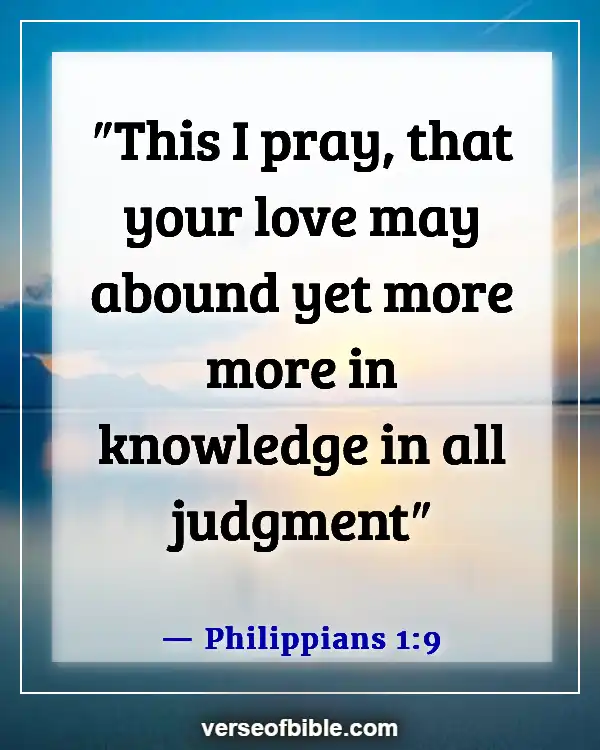 Bible Verses About Love And Trust In God (Philippians 1:9)