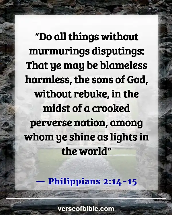 Bible Verses About Overthinking For Intrusive Thoughts (Philippians 2:14-15)