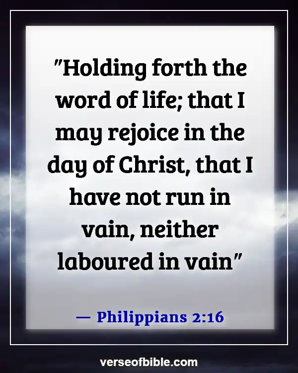 Bible Verses About  Sharing Your Testimony (Philippians 2:16)