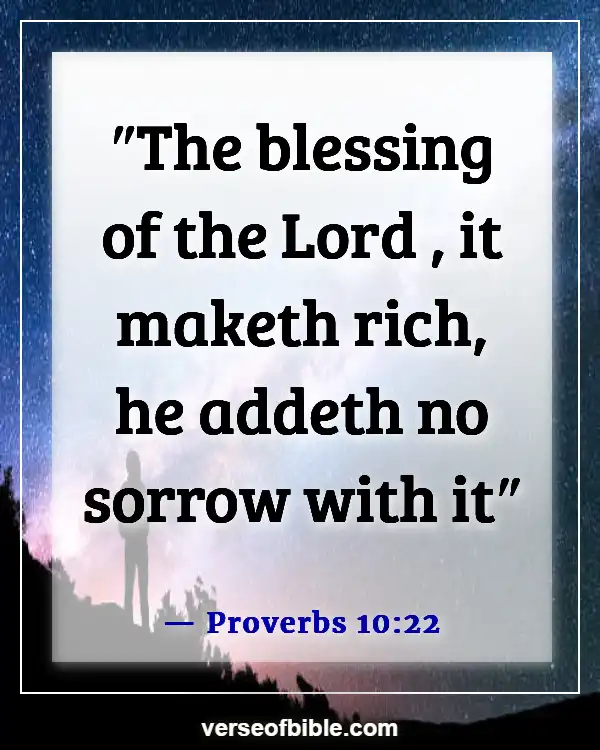 Bible Verses About Business Blessings (Proverbs 10:22)