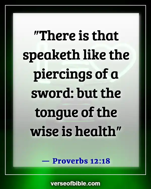 Bible Verses About Doing Wrong To Others (Proverbs 12:18)