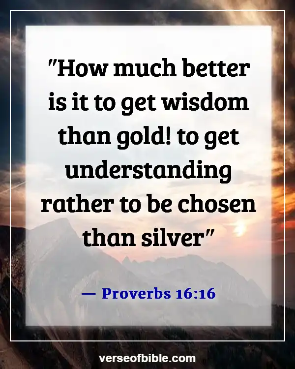 Bible Verses About Wise Woman (Proverbs 16:16)
