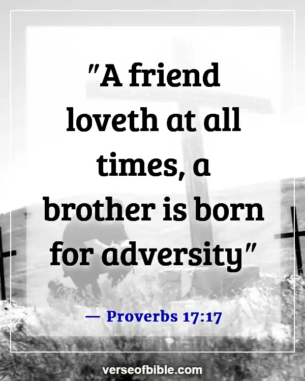 Bible Verses To Appreciate A Friend And Thankfulness for Friends (Proverbs 17:17)