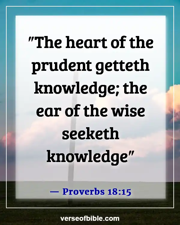 Bible Verses About Wise Woman (Proverbs 18:15)