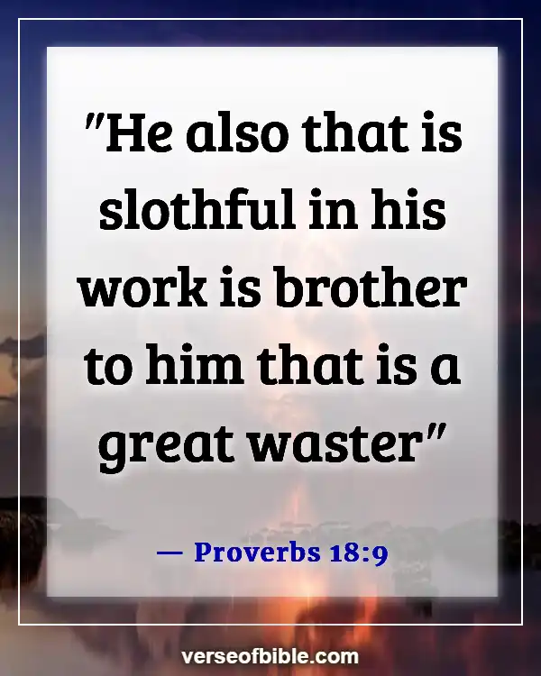 Bible Verses About Business Blessings (Proverbs 18:9)