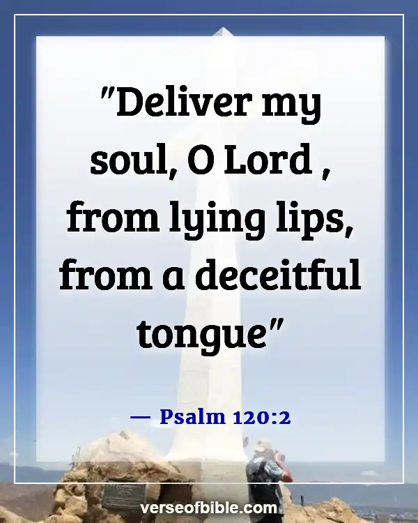 Bible Verses About Guarding Your Tongue (Psalm 120:2)