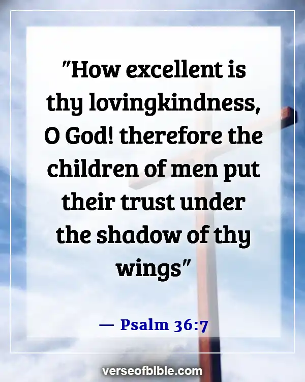 Bible Verses About God’s Love Never Failing (Psalm 36:7)