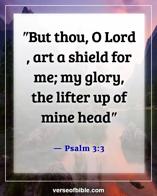 Bible Verses To Keep Evil Spirits Away  (Psalm 3:3)