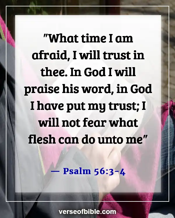 Bible Verses To Keep Evil Spirits Away  (Psalm 56:3-4)