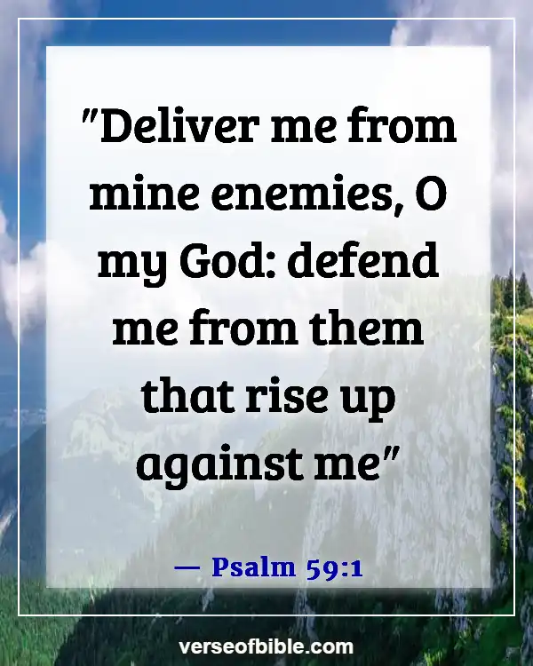 Bible Verses Against Spiritual Attack (Psalm 59:1)