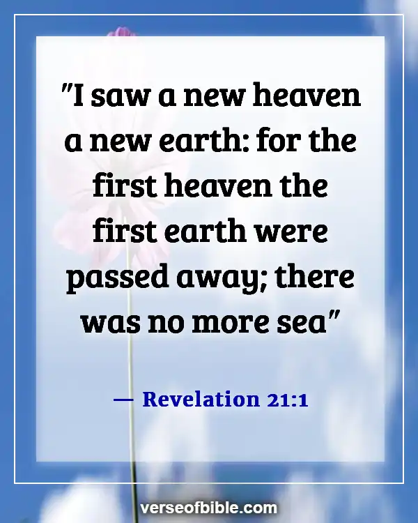 Bible Verses About The Destruction Of The Earth With Fire (Revelation 21:1)