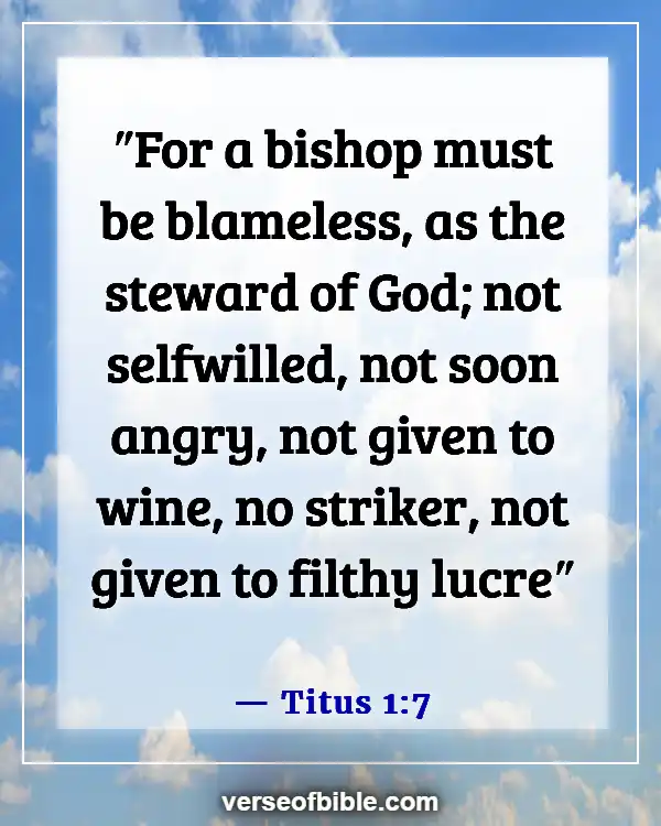 Bible Verses About Controlling Emotions And Anger (Titus 1:7)